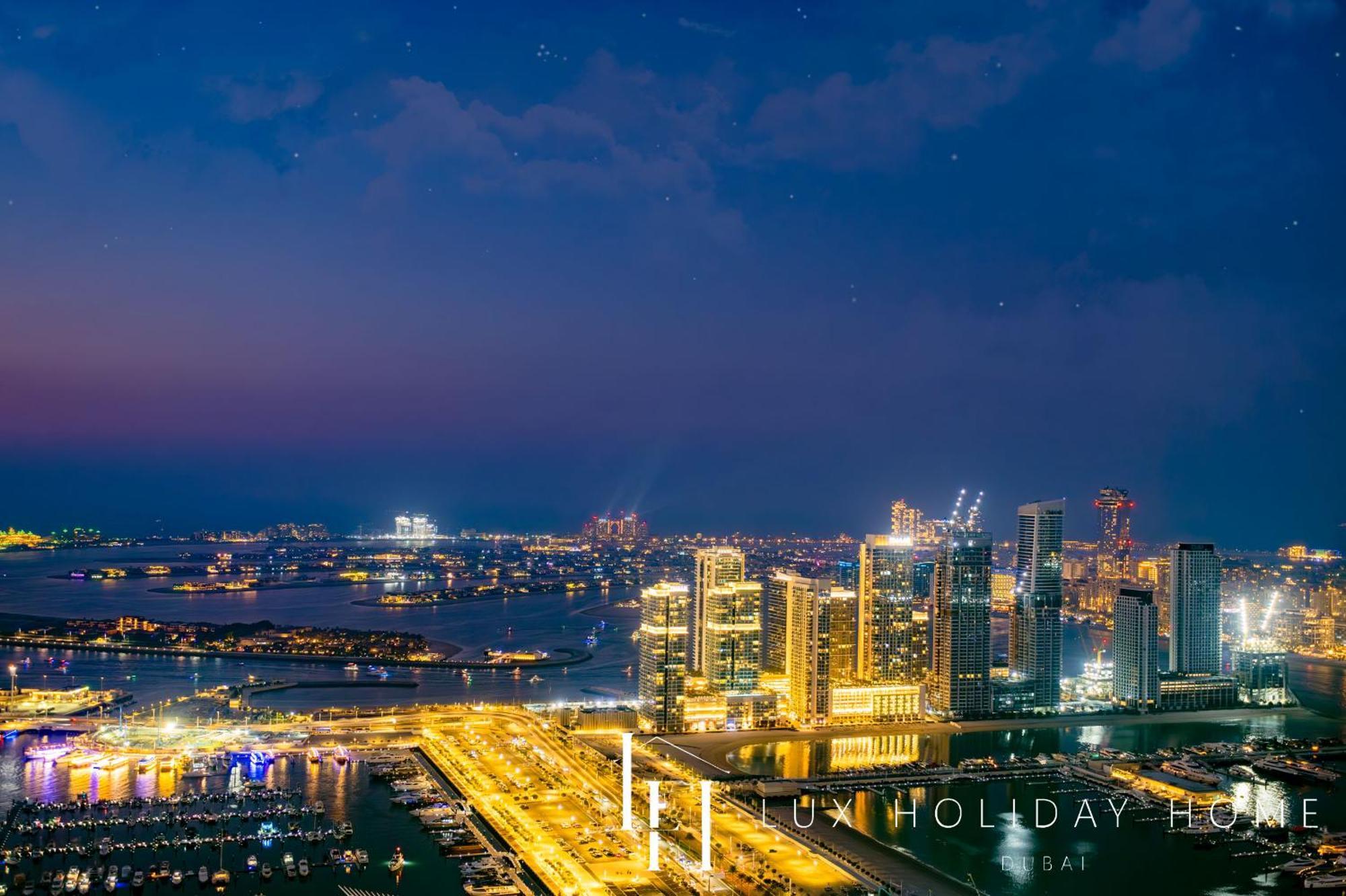 Lux - Lavish Suite With Full Palm Jumeirah View 1 Dubái Exterior foto