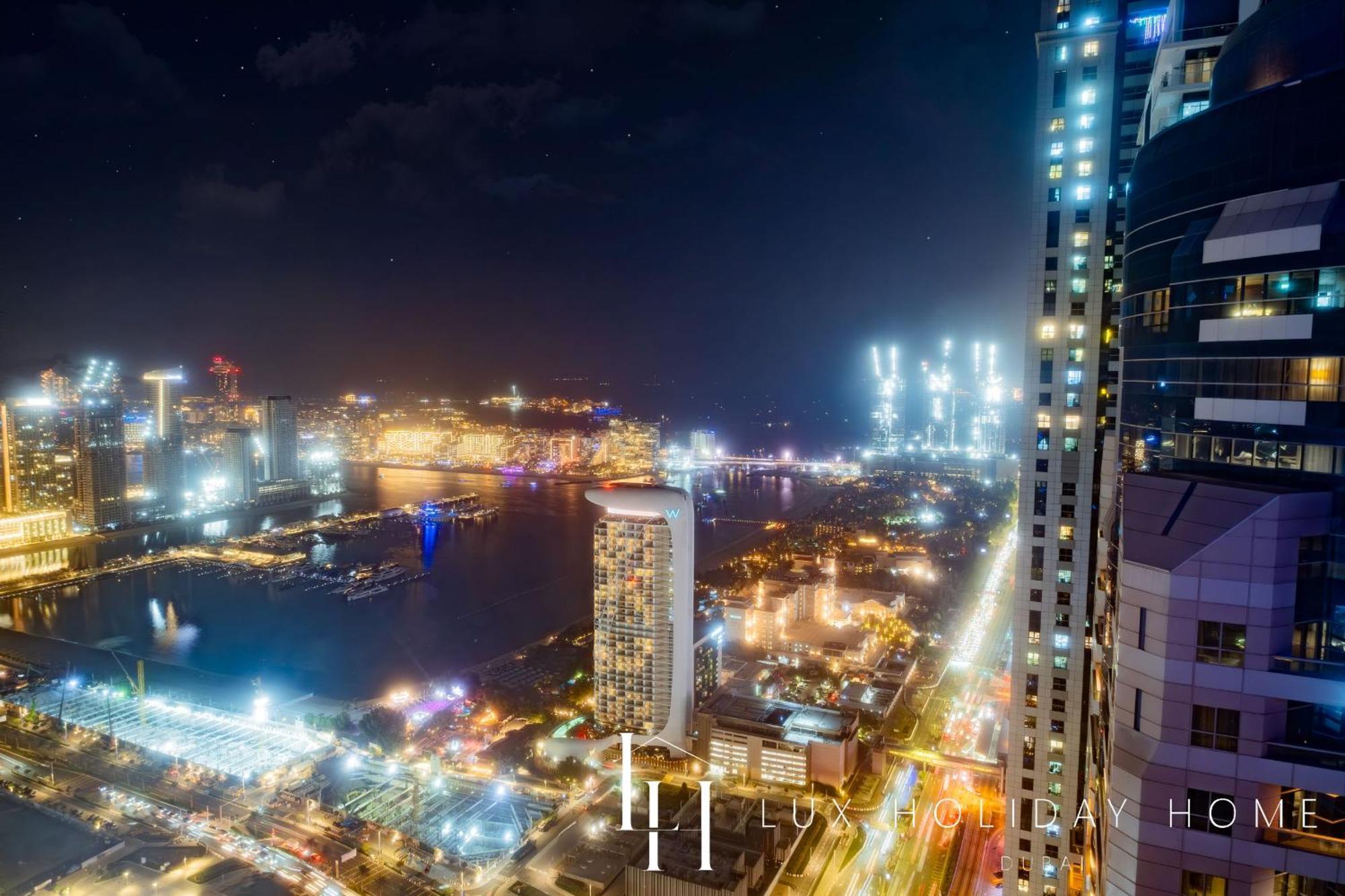 Lux - Lavish Suite With Full Palm Jumeirah View 1 Dubái Exterior foto