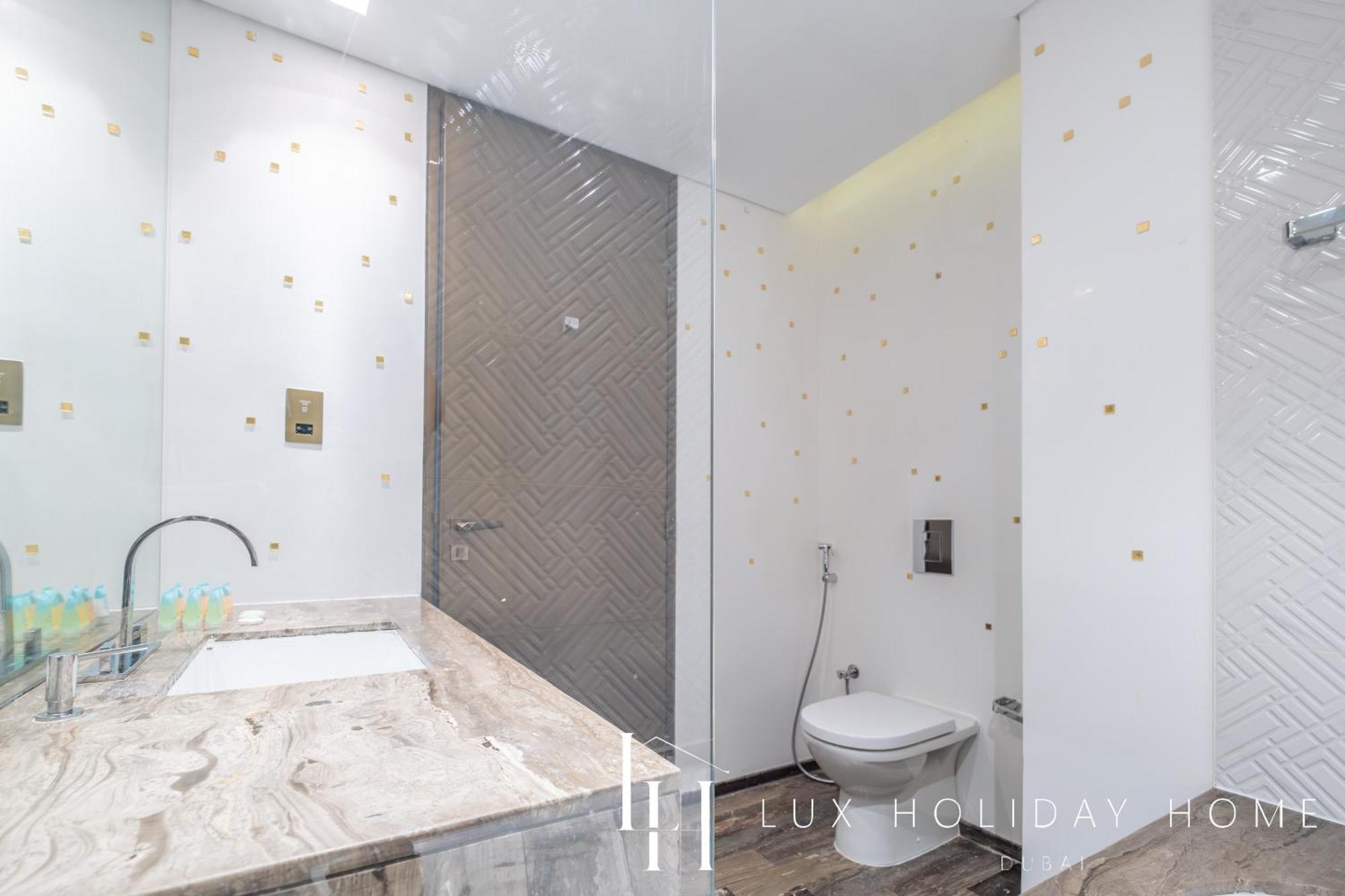 Lux - Lavish Suite With Full Palm Jumeirah View 1 Dubái Exterior foto